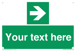 Custom Arrow Right Sign